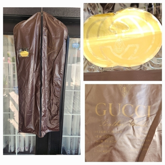 Gucci Handbags - 1960s Gucci Travel Cover Zipped Bag